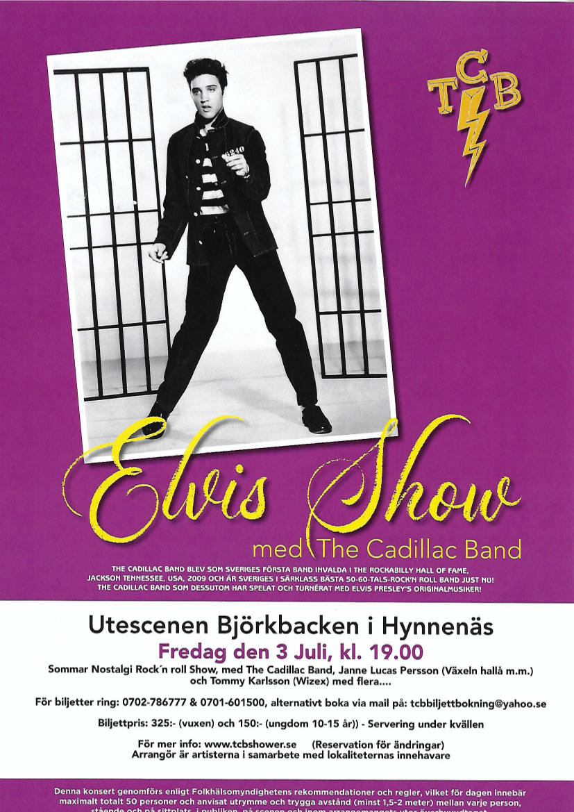 Elvis Show med The Cadillac band